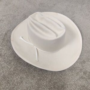 Vintage Smithbilt White Cowboy Hat Size 7 1/4 Western Cowboy Cowgirl Unisex